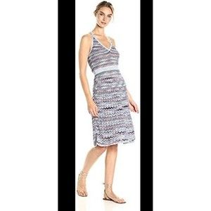 NWT BCBG MAXAZRIA Zig Zag Halter Dress Pastel